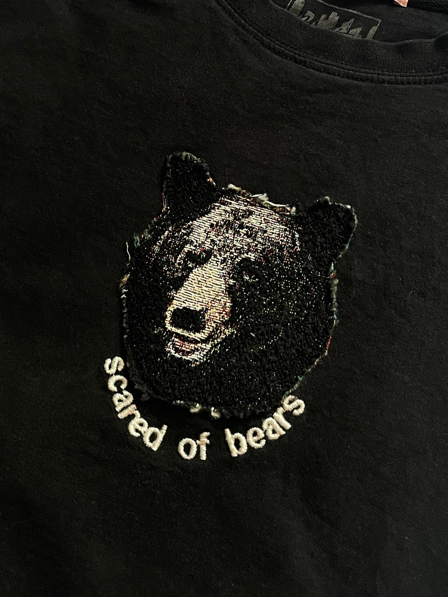 Scared of Bears Tee - Black - Large