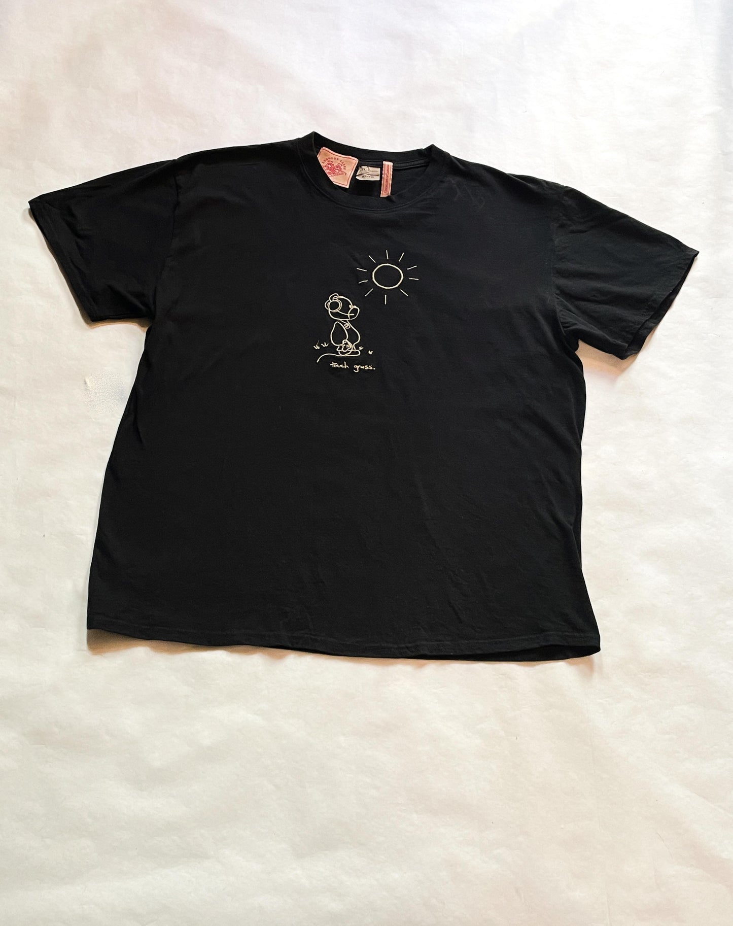 Touch Grass Tee - Black - X-Large