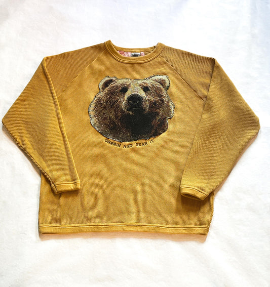 Grrrin & Bear It Crewneck - One Size