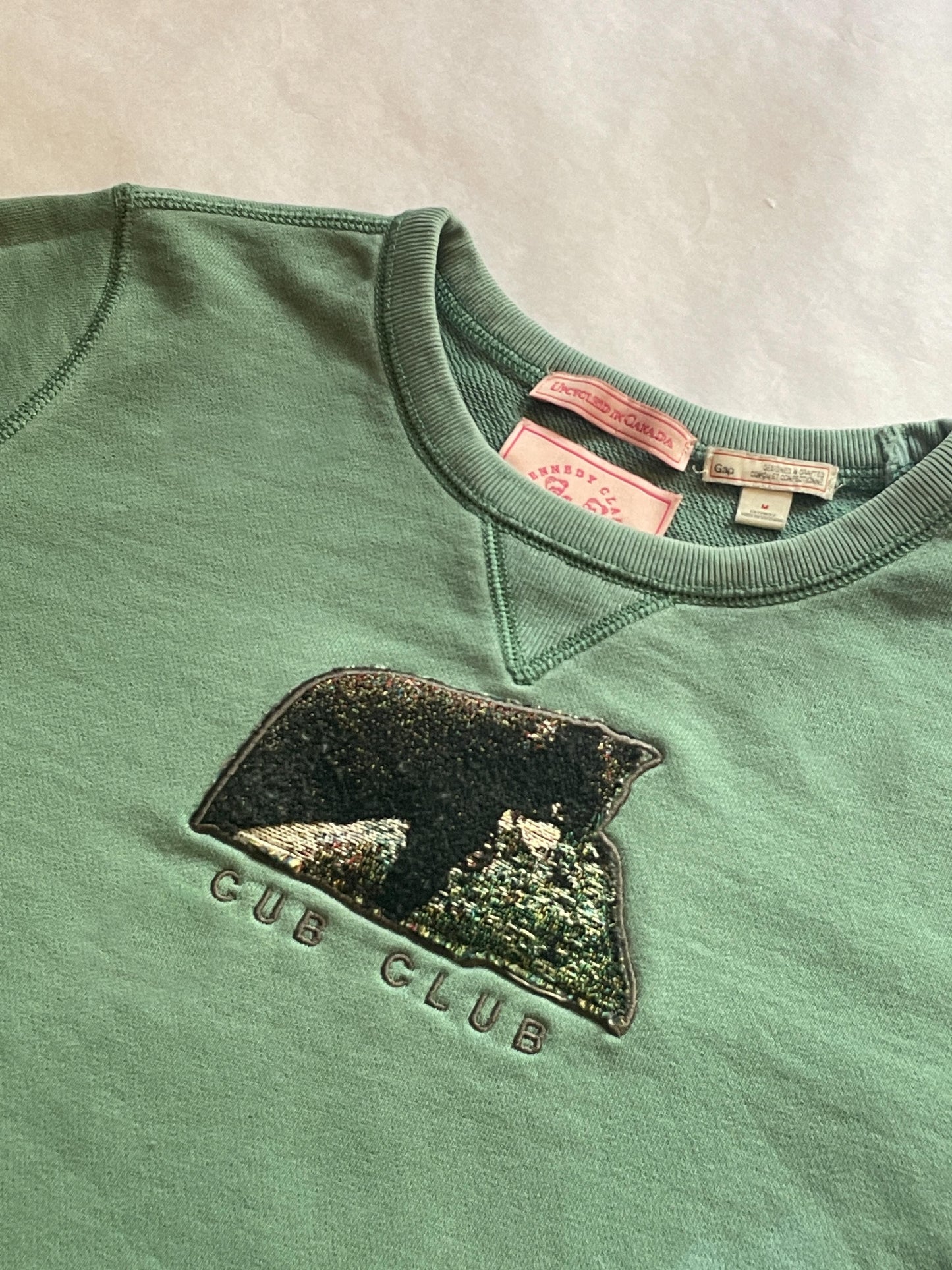 Cub Club Sage Green Crewneck - Medium